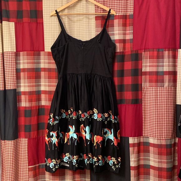 NWT pinup couture ella Pegasus unicorn border print dress - Picture 5 of 7